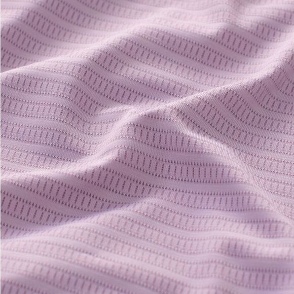 Halara Short Sleeve Twisted Cut Out Yoga Sports Top Lavender Fog S NWT IN PKG - Picture 7 of 10